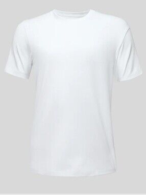 MANMADE THE T-SHIRT white Cotton Knit Logo Men's 3XL Crew Neck Short Sleeve.